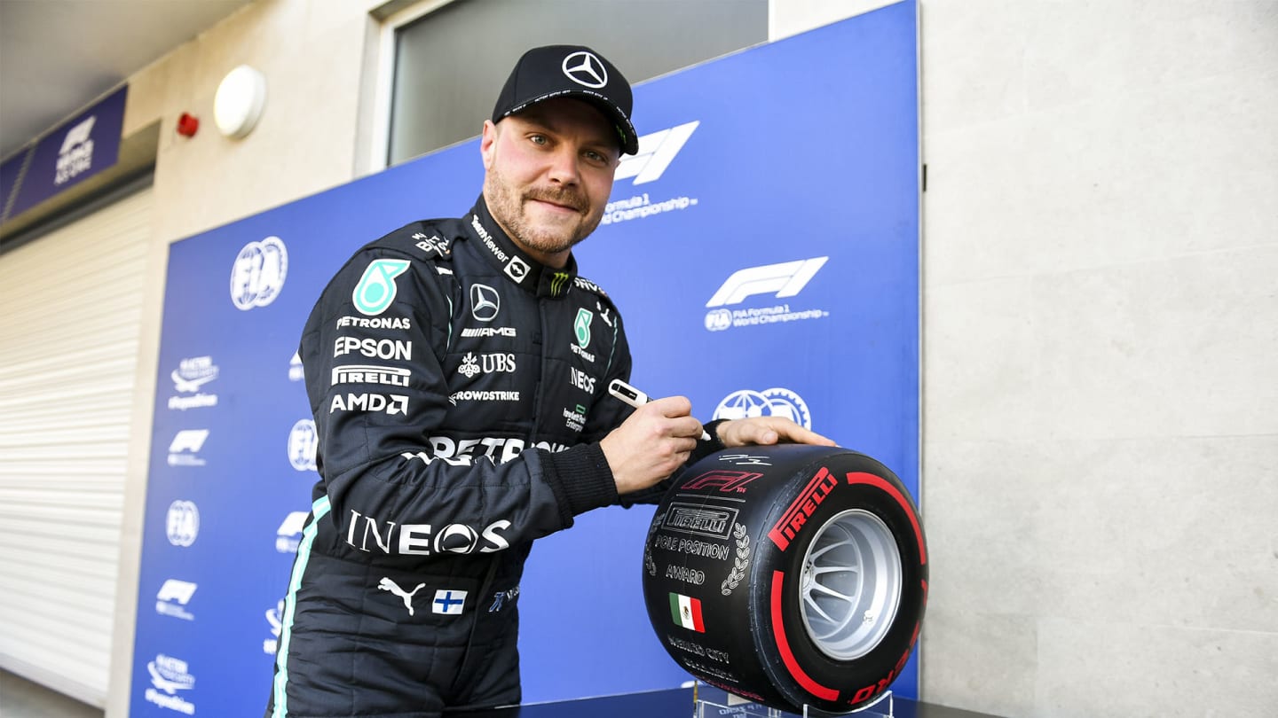 Valtteri Bottas_Pirelli Pole Position Award_2021 Mexican
